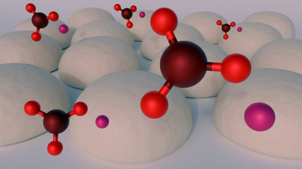 istock A 3d rendering of potassium bromate molecules with dough. 2200129170