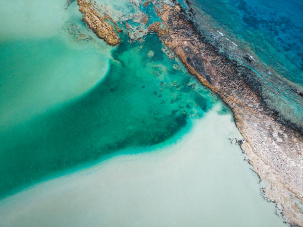 istock Aerial View On Balos Lagoon 2200129994