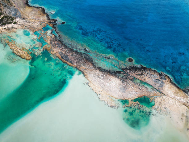 istock Aerial View On Balos Lagoon 2200130003