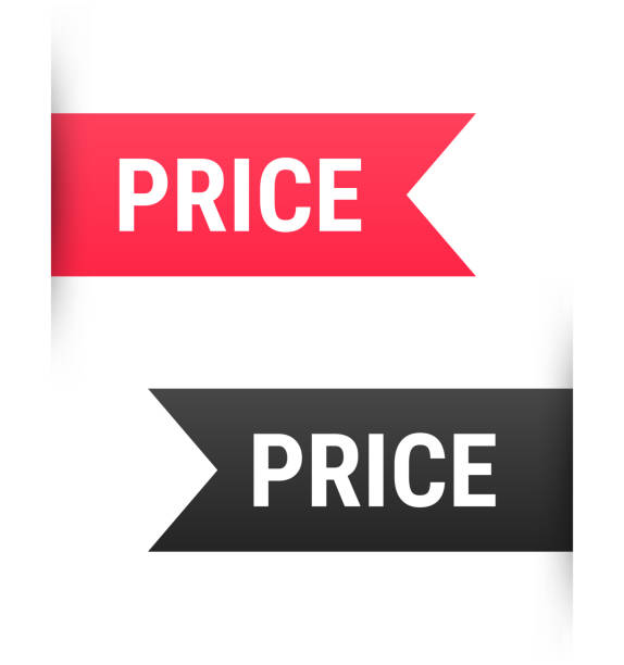 istock Price - Banner, bookmark, ribbon, label on white background 2200130710