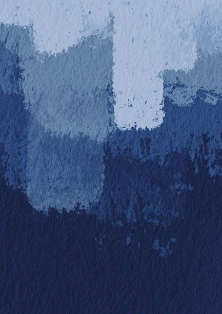 istock Abstract aqua blue brush on dark blue paper illustration for decoration on water, drinks and clean concept. 2200131300
