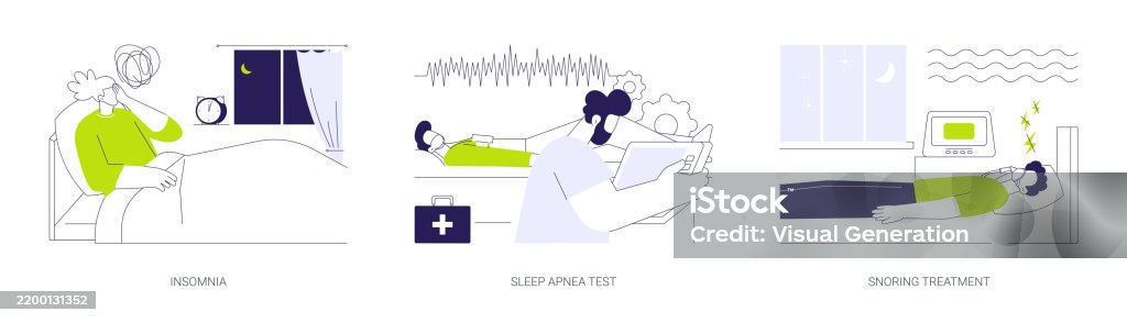 Sleep Abstract Sleep Medicine Abstract Concept Vector Illustrations Stock Illustration ...