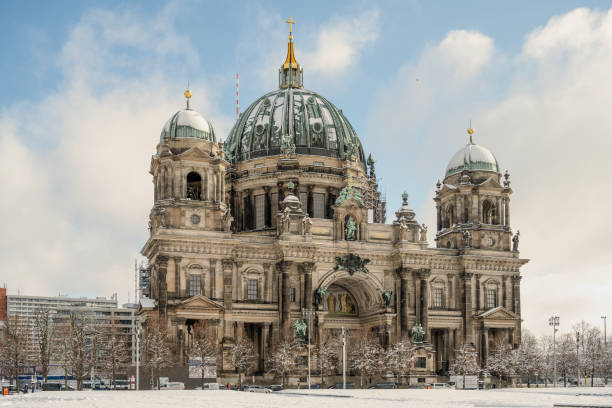 The Berlin Cathedral (officially: Oberpfarr- und Domkirche zu Berlin) at Winter