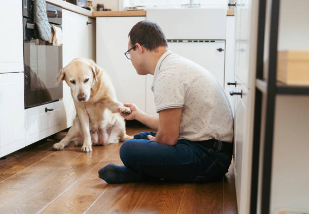 istock At home with my best friend 2200165594