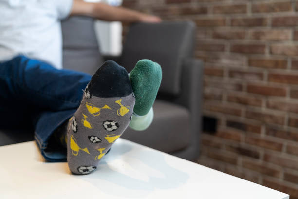 Mismatched socks for world Down Syndrome day