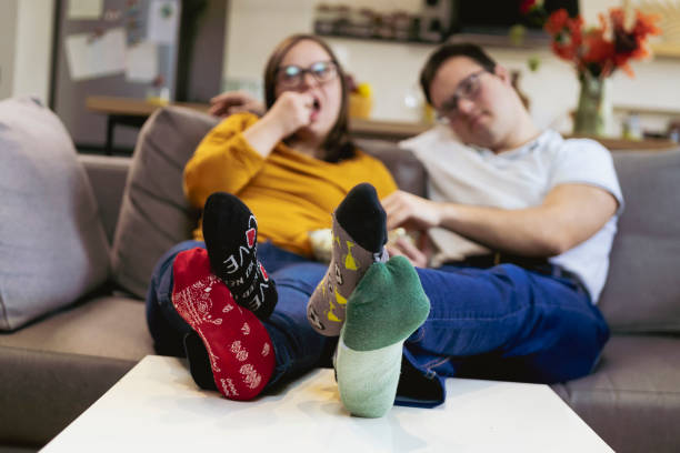 istock Mismatched socks for world Down Syndrome day 2200166353