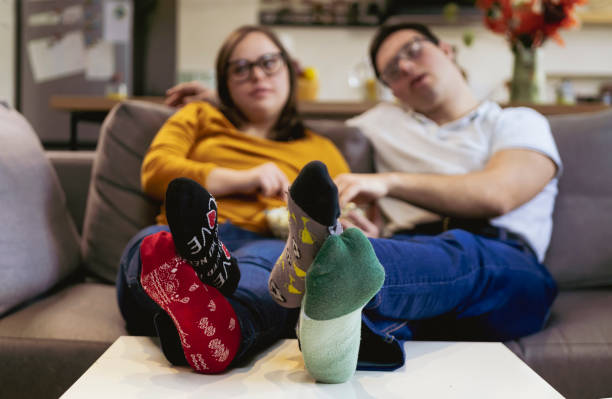 istock Mismatched socks for world Down Syndrome day 2200166362