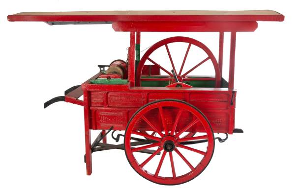istock Different kinds of historic and antique Dutch push carts 2200175586