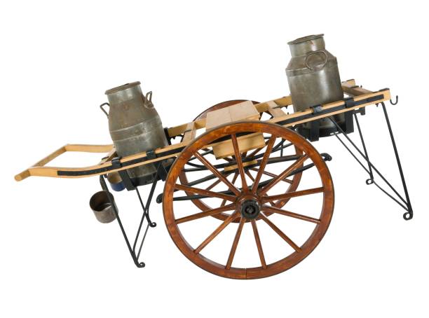 istock Different kinds of historic and antique Dutch push carts 2200179751