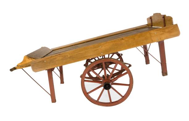 istock Different kinds of historic and antique Dutch push carts 2200179924