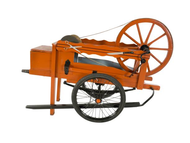 istock Different kinds of historic and antique Dutch push carts 2200179940