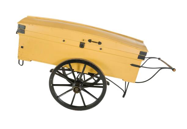 istock Different kinds of historic and antique Dutch push carts 2200180083