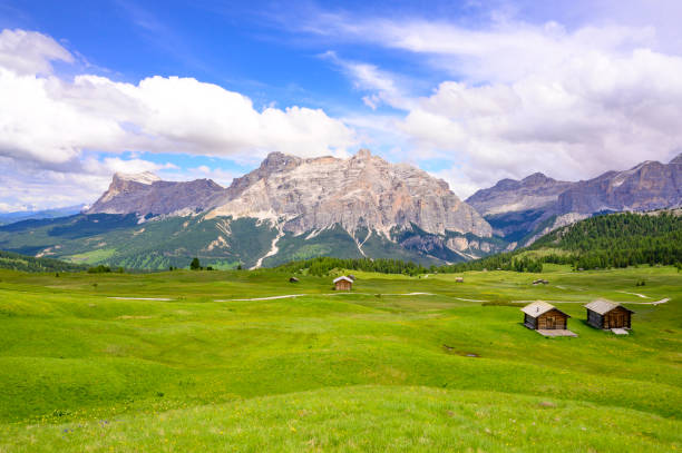 istock Alta Badia mountain alm in the Dolomites 2200183090