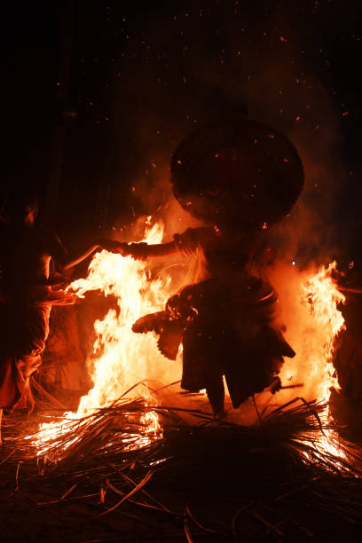 Spanish fiesta of fire.