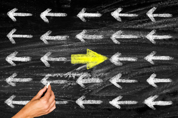 istock Change of direction, leadership concept 2200186135