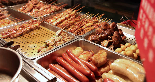 istock Traditional food at night market 2200199316