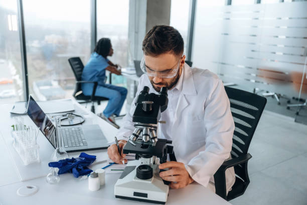 istock Two men are working in the office 2200200290