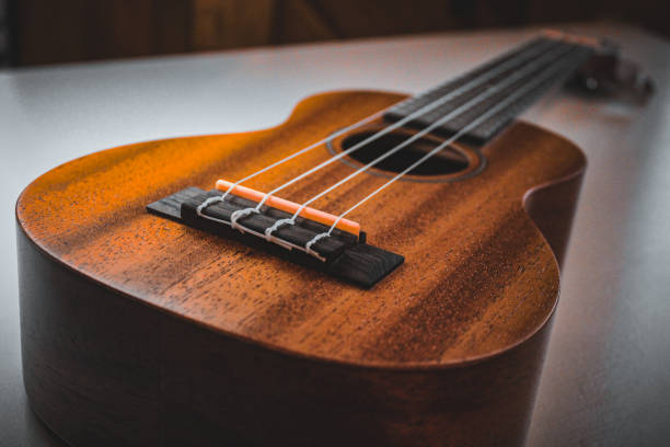 istock close-up focus on a traditional four string ukulele with white isolated background 2200202158