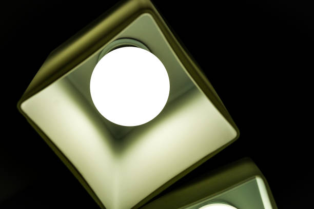 close-up of a dark soft warm light illuminated reading relax lamp mood background