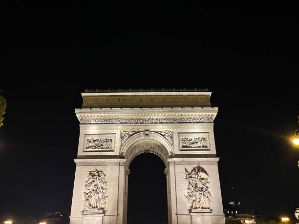 istock Arc de Triomphe in Paris France - triumphal arch 2200205513