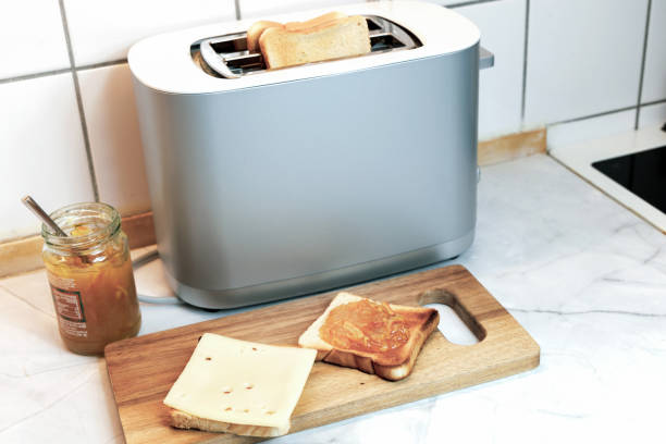 istock Toaster with two pieces of fried bread 2200208297