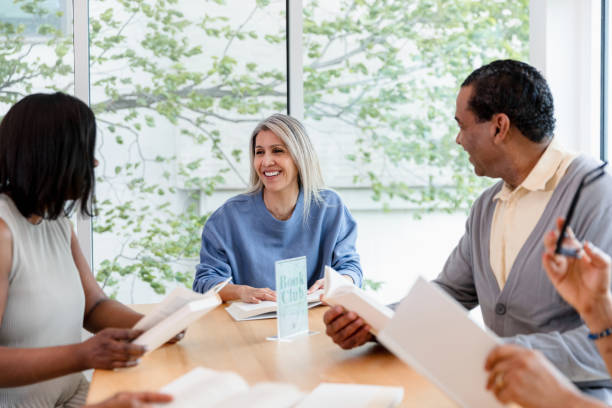 istock Diverse Book Club Members Engaging in Lively Discussion 2200217281