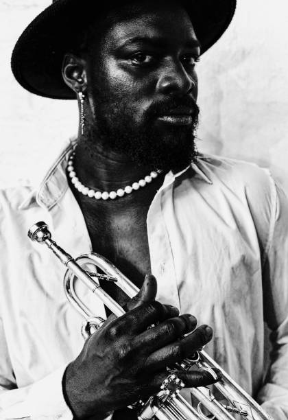 istock The jazz trumpeter. 2200217766