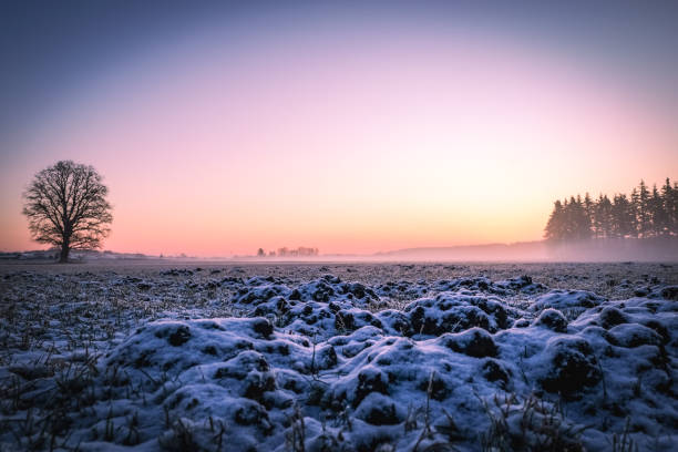 Sunrise on a cold Winter Morning