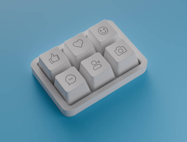 istock Mini Keyboard: Social Media icons 2200228859