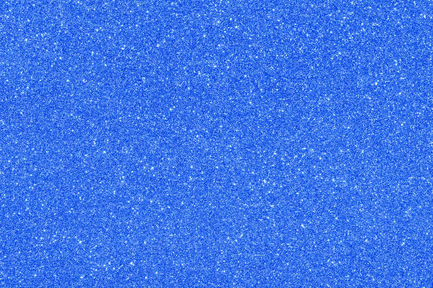 istock Blue glitter stars galaxy space background. Glowing stars in the night. 2200230497