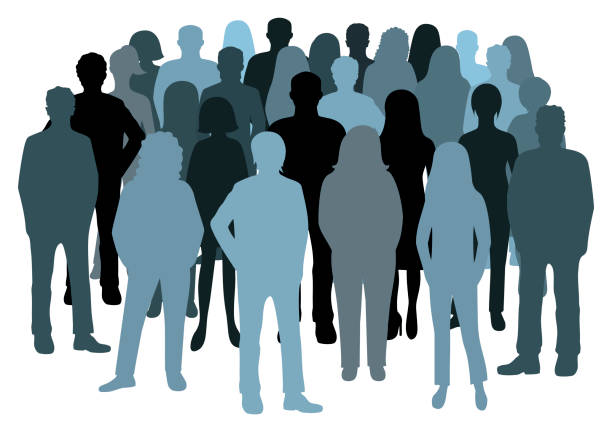 Vector illustration of group of people.