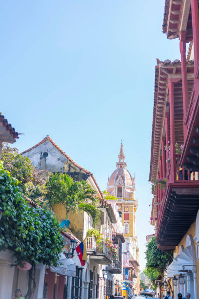 istock View clock tower of Cartagena Cathedral 2200240763