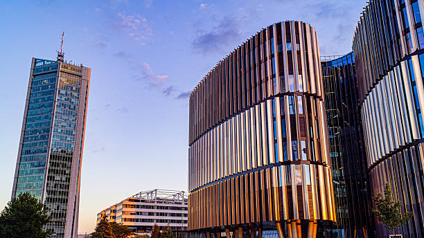 istock large commercial buildings including in Prague 2200252048