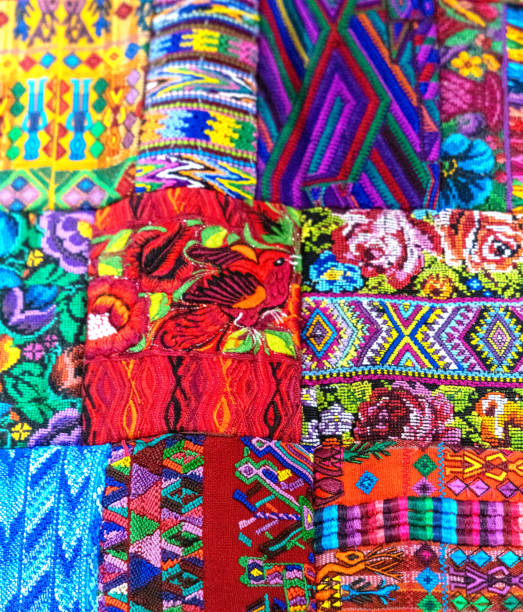 istock Abstract of colourful Guatemalan textiles. 2200260818