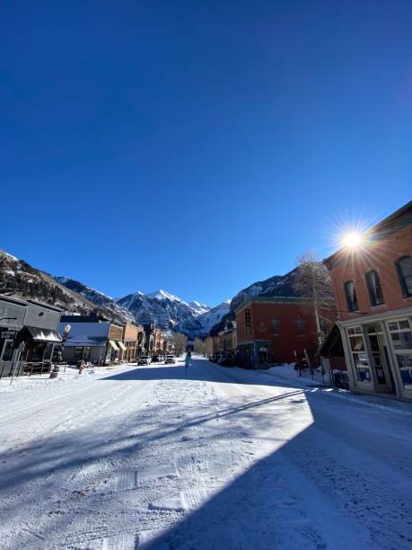istock Snowy Scenes from Telluride, Colorado 2200261094