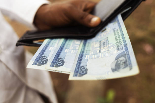 istock Ethiopian currency notes in a wallet 2200263255