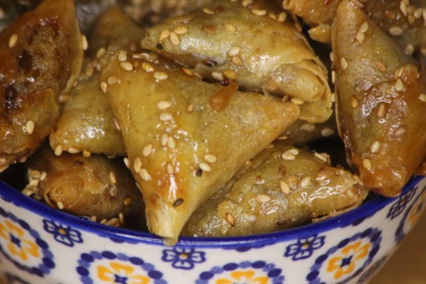 istock Briwat Close-up, Traditional Moroccan Pastry 2200267244