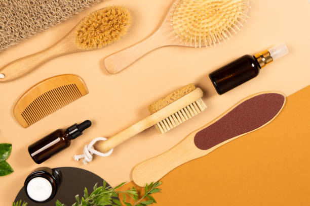 istock A set of bathroom items, eco cosmetics with copy space for your design. 2200270284