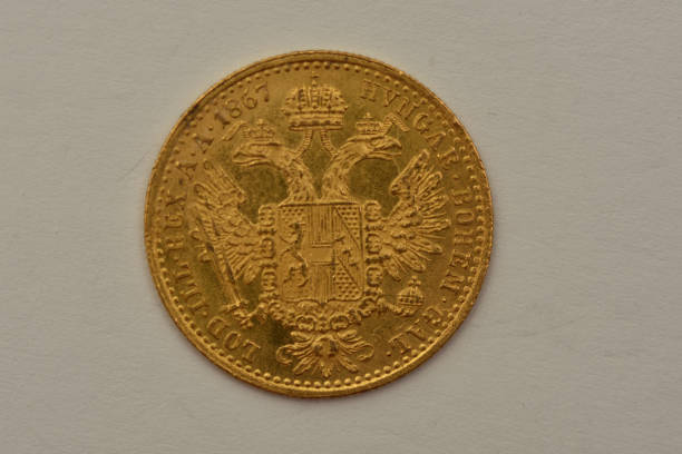 istock 1 Ducat Gold  coin  ,1867 2200288553
