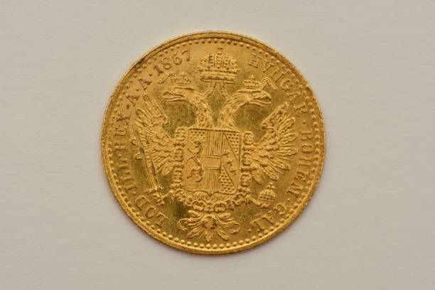 istock 1 Ducat Gold  coin  ,1867 2200288560