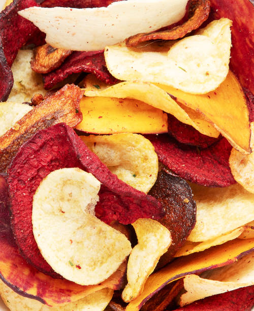 istock Vegetable organic chips made from potatoes, beets and carrots 2200305679
