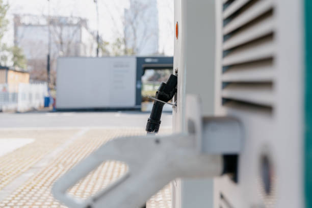 istock Electric vehicle charging station 2200315171