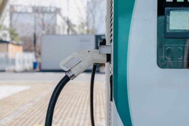 istock Electric vehicle charging station 2200315177