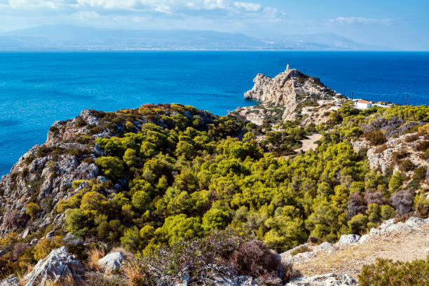 istock Scenic View of Cape Heraion in Greece 2200316737