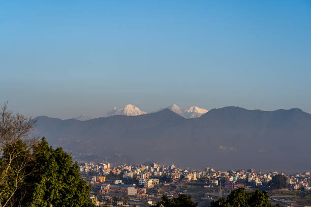 istock Morning view of Mountain range 2200322754