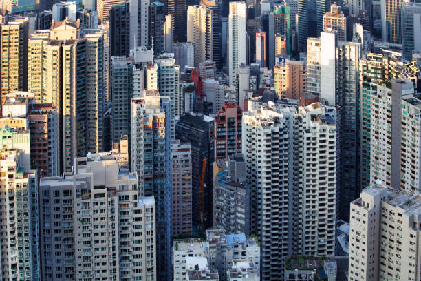 istock Modern residential building in Hong Kong 2200326579
