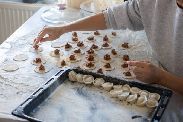istock Homemade ravioli, pelmeni 2200328572