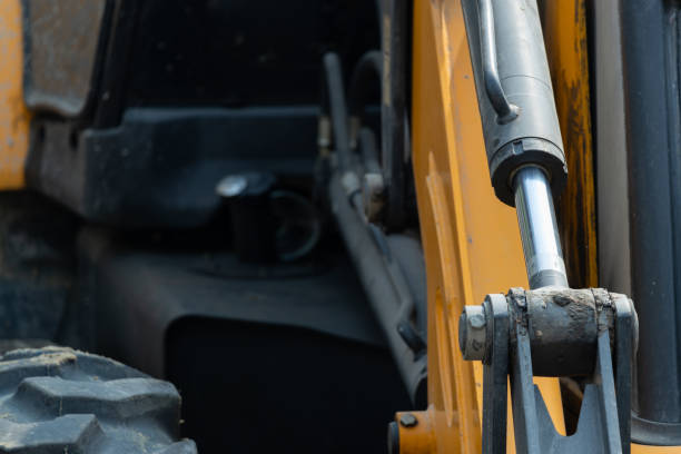 istock A yellow and black piece of machinery with a black handle 2200330268