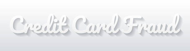istock Credit Card Fraud - Flat Design with paper cut effect on blank background 2200333654
