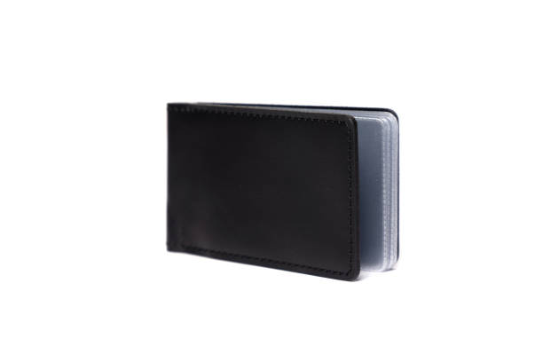 istock Sleek black leather wallet showcases craftsmanship and style for everyday use and organization 2200335877